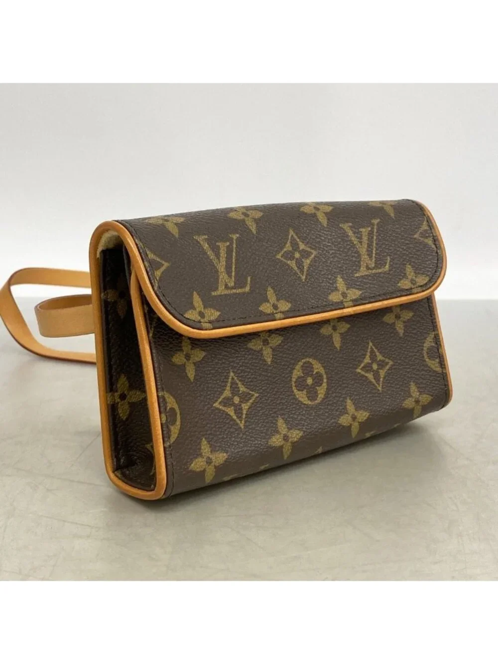 Louis Vuitton Waist Bag Monogram Pochette Florentine Brown